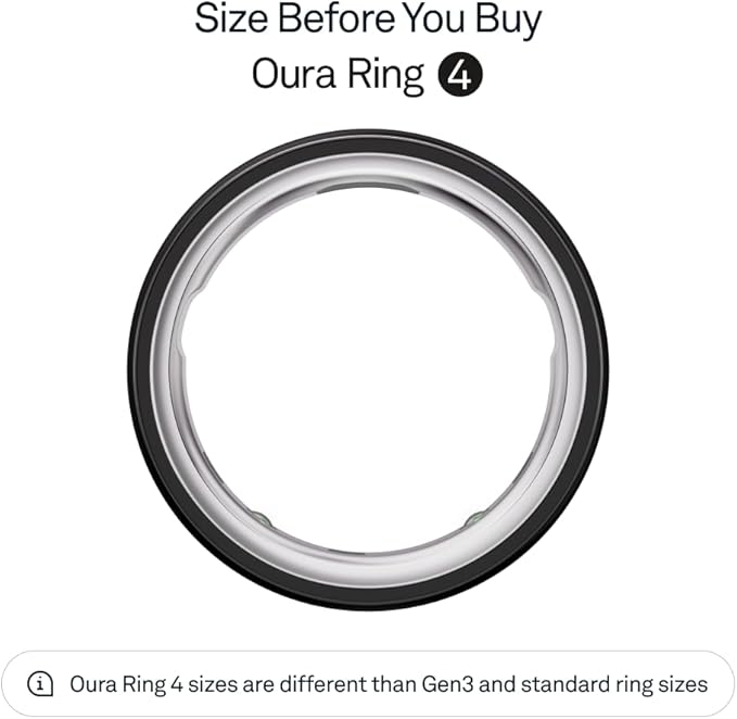حلقه هوشمند Oura Ring 4 | اسمارت رینگ | همراه با کیت تعیین سایز Oura Ring 4 | ردیاب خواب، ضربان قلب و فعالیت های ورزشی 2253489903