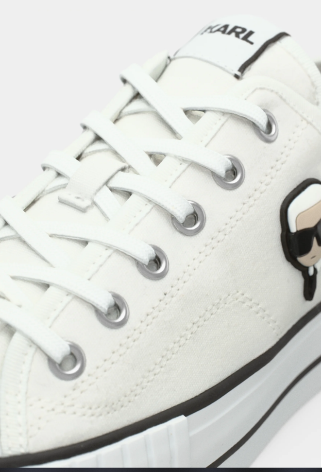 کفش ورزشی برند کارل لاگرفلد مدل کَمپوس مکس پچ لِیس - سفید 2266618405