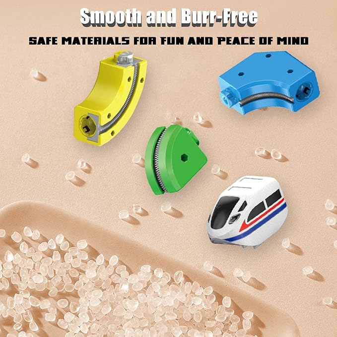 ست قطار مگنتی، قطار Track Fusion، مسیرهای سه بعدی Trackfusion، اسباب بازی ساخت مسیر جادویی جدید 2026 با قطار – مناسب برای بازی تعاملی و هدیه کریسمس 2329103108