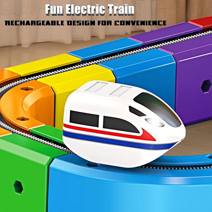 ست قطار مگنتی، قطار Track Fusion، مسیرهای سه بعدی Trackfusion، اسباب بازی ساخت مسیر جادویی جدید 2026 با قطار – مناسب برای بازی تعاملی و هدیه کریسمس 2329102773